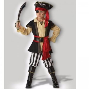Piraat Cosplays Scoundrel Teismeliste Poiste Halloween Kostüümid Must Punane Poiss