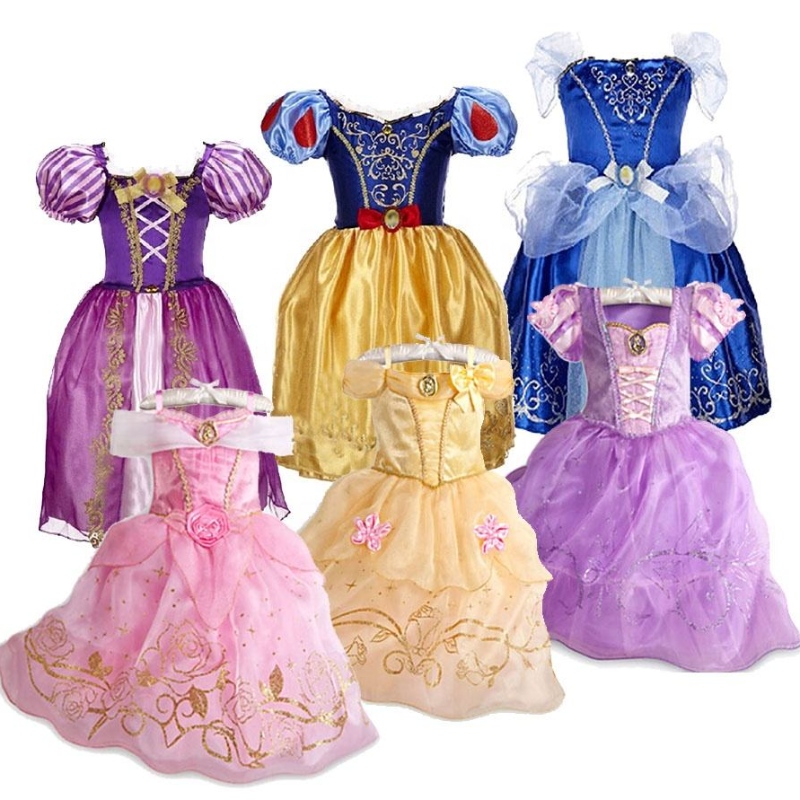 Carnival Encanto Isabella Scannán Teilifíse Cosplay Cailíní Gearr Smear Sleeve Blowles Ruffles Banphrionsa Éadaí Páirtí Cultacha Gúna