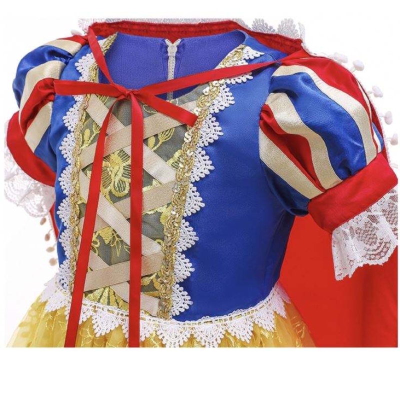 2022 Sofianua Aurora Snow White Elsa Rapunzel éadaí éadaí Oíche Shamhna Cosplay Cailín Banphrionsa Gúna HCSW-009