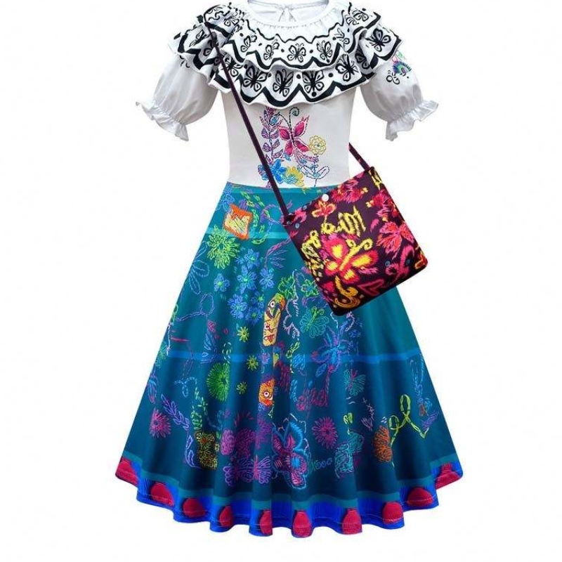 Éadaí Cosplay Oíche Shamhna Mná Gúnaí Banphrionsa do Dhaoine Fásta Mirabel Isabella Encanto Éadaí Aosach HCIS-017