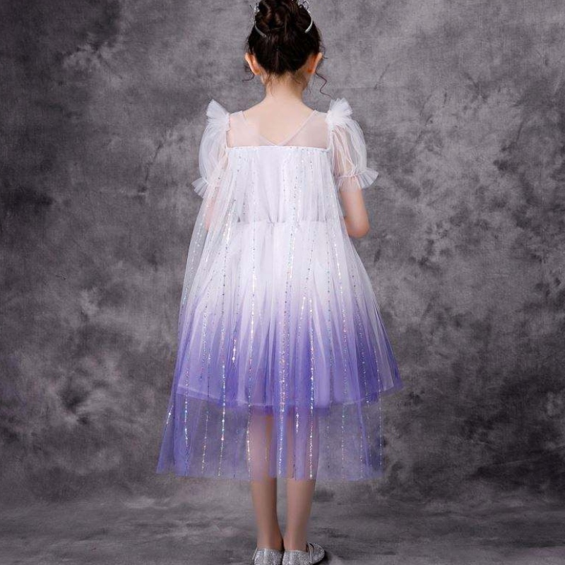 Cailín Nua Elsa 2 Aisha Gúna Bán Kids Banphrionsa Cailíní Cailíní Oíche Shamhna Gúna Banphrionsa Tutu Tutu Gúna Breithlá Bainise Samhraidh