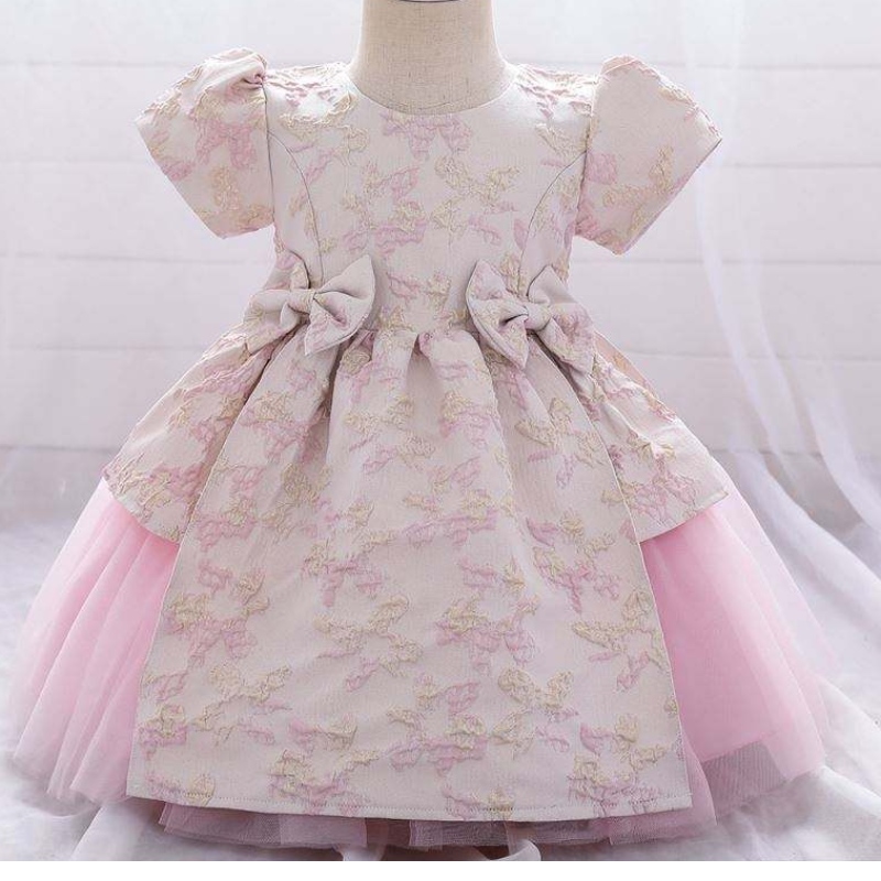 Meiqii 0-6years satin tulle páistí bláth páirtí a chaitheamh leanbh mionbheirthe mion-ghúna banphrionsa éadaí baptsim éadaí l1975xz