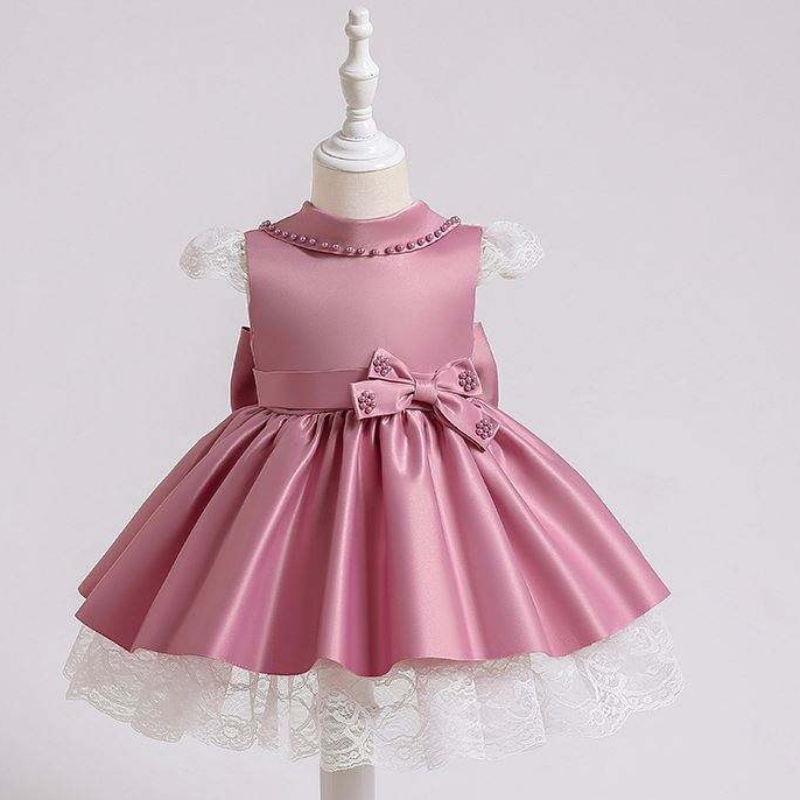 Gúna císte leanbhnuaborn baige páistí gúnaí leanaí an chéad bhaisteadh sequin tutu éadaí xz003