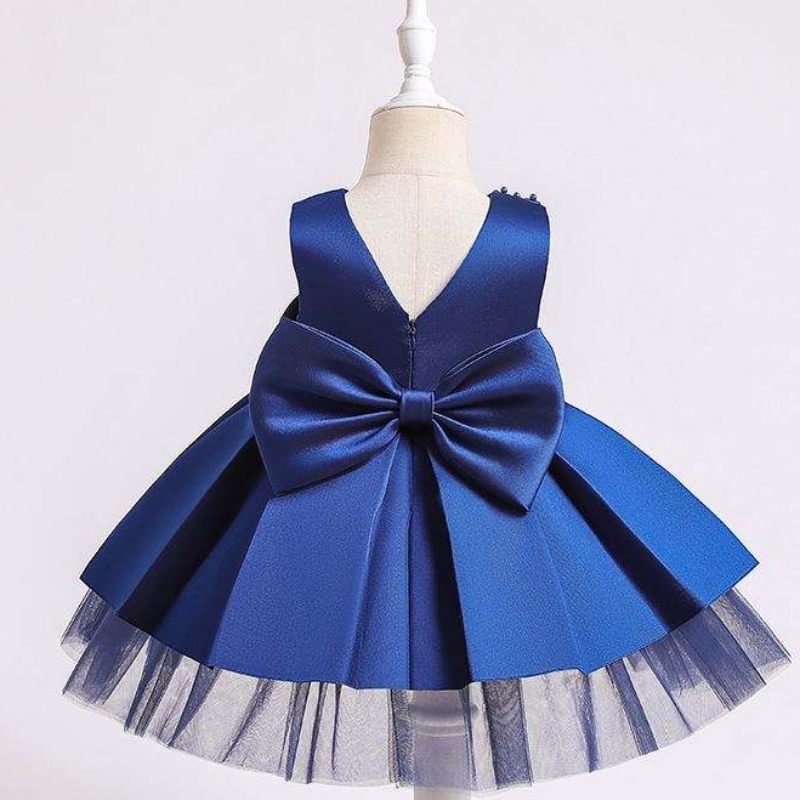 Moatz Pearls 3d Applique Kids Gúnaí Banphrionsa Dearthaí Frock do Cháirtí