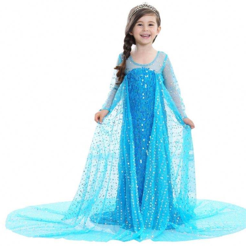 Teilifís Fancy Ardchaighdeáin Ardchaighdeáin NMOVIE FREAGE Feisteas Elsa Páirtí Breithlá Cosplay Cosplay Anna Leanaí Bán Gúnaí Cailín Páirtí Cailín