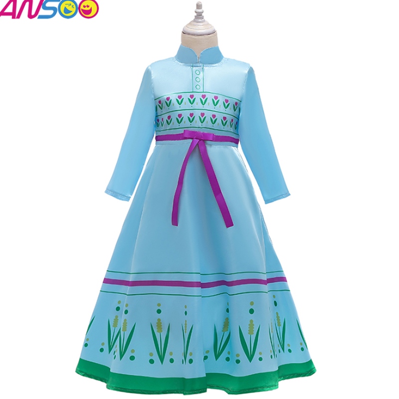Ansoo Anna Banphrionsa Feisteas dona páistí Oíche Shamhna Cóisir Nollag Cosplay Sneachta Girls Girls Girls Prom