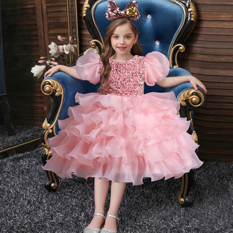 Gúna cóisir bainise do chailíní bláth tulle lá breithe gúnaí tutu tutu beading prom jousine gown gúna gúna banphrionsa galánta gúna
