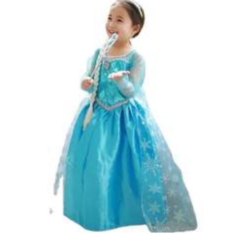 Éadaí reoite Elsa Anna Elsa 2 Gúna Cailíní Oíche Shamhna \'Gúnaí le seicheamh