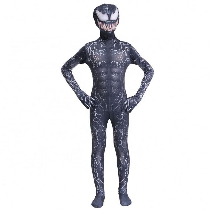 Matán dubh zentai bodysuit daoine fásta superhero scary scary jumpsuit spiderman cosplay cosplay cosplay symbiote venom venom do bhuachaillí