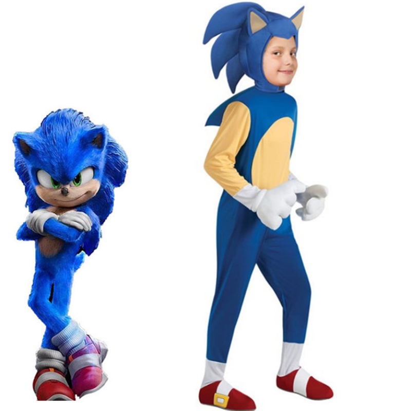 Oíche Shamhna Deluxe Sonic An Éadaí Hedgehog Sonic Generations Cosplay Cartoon Bodysuit Cosplay