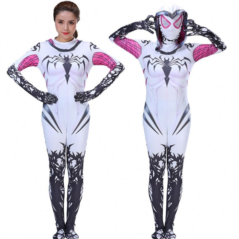 2022 Dearadh Nua Elastic agus breathable leaisteacha agus breathable Venom Bodysuit Costumes Cosplay Cosplay