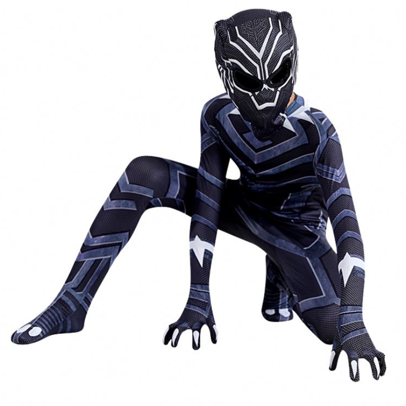 Leanaí Éadaí Cosplay Éadaí Black Panther Bodysuit Marvel Superhero Costumes Party