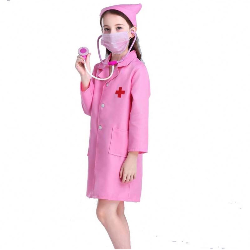 Kids Dochtúir Altra Cosplay Cosplay Cailín Cailín Bán Bán Bán Bán Bán Éadaí Altra HCBC-011