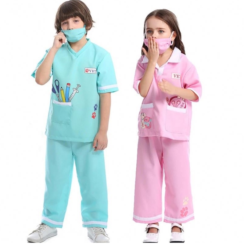 DR Dochtúir Ainmhithe DR Tréidlia Tréidlia Pretend Play Set Suas Socraigh cultacha Oíche Shamhna le Kit Leighis HCBC-013
