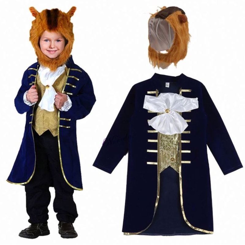 Buachaill Baby Lapadán Oíche Shamhna Cosplay Beast Beast Prince Kids Prince Prince Feisteas le comhionannas vótaí HCBL-014