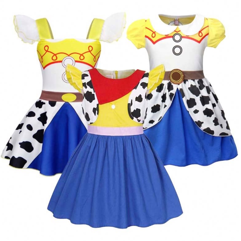Gúna cóisirna Nollag suasna páistí Joyfit Breithlá Outfit Cowgirl Cowgirl Lapadán HCTS-001
