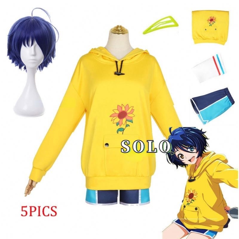 Cosplay tosaíochtanua anime Wonder Ohto Ai Hoodies Cailín Cailín Sweatshirt Spórt Spórt Éadaí Éadaí Cos Cos Wig Wig Oíche Shamhna