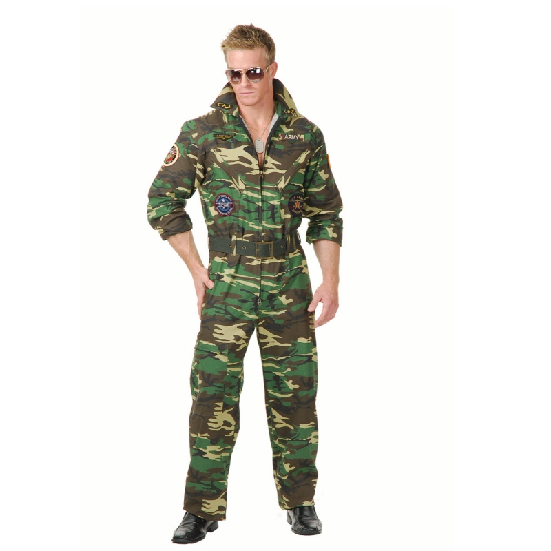 Top Gun CAMO JUMPSUIT kostüüm